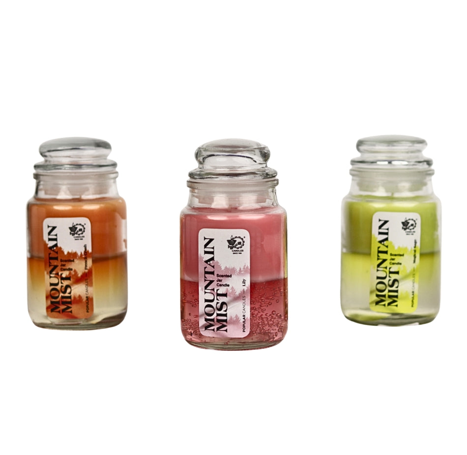 Mountain Mist Exotic Scented Candle (Pack of Three)