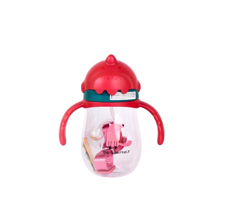 Sipper Water Bottle for Kids Sipper Water Bottle With Straw & Cartoon Design Easy to Carry