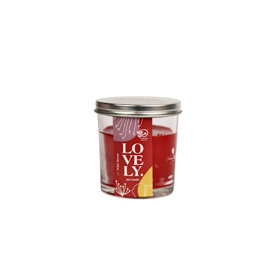 Multicolor Lovely Jar Scented Candle- (Pack of Three)