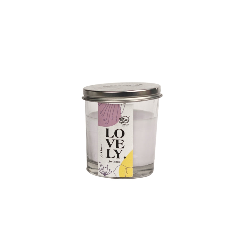 Multicolor Lovely Jar Scented Candle- (Pack of Three)