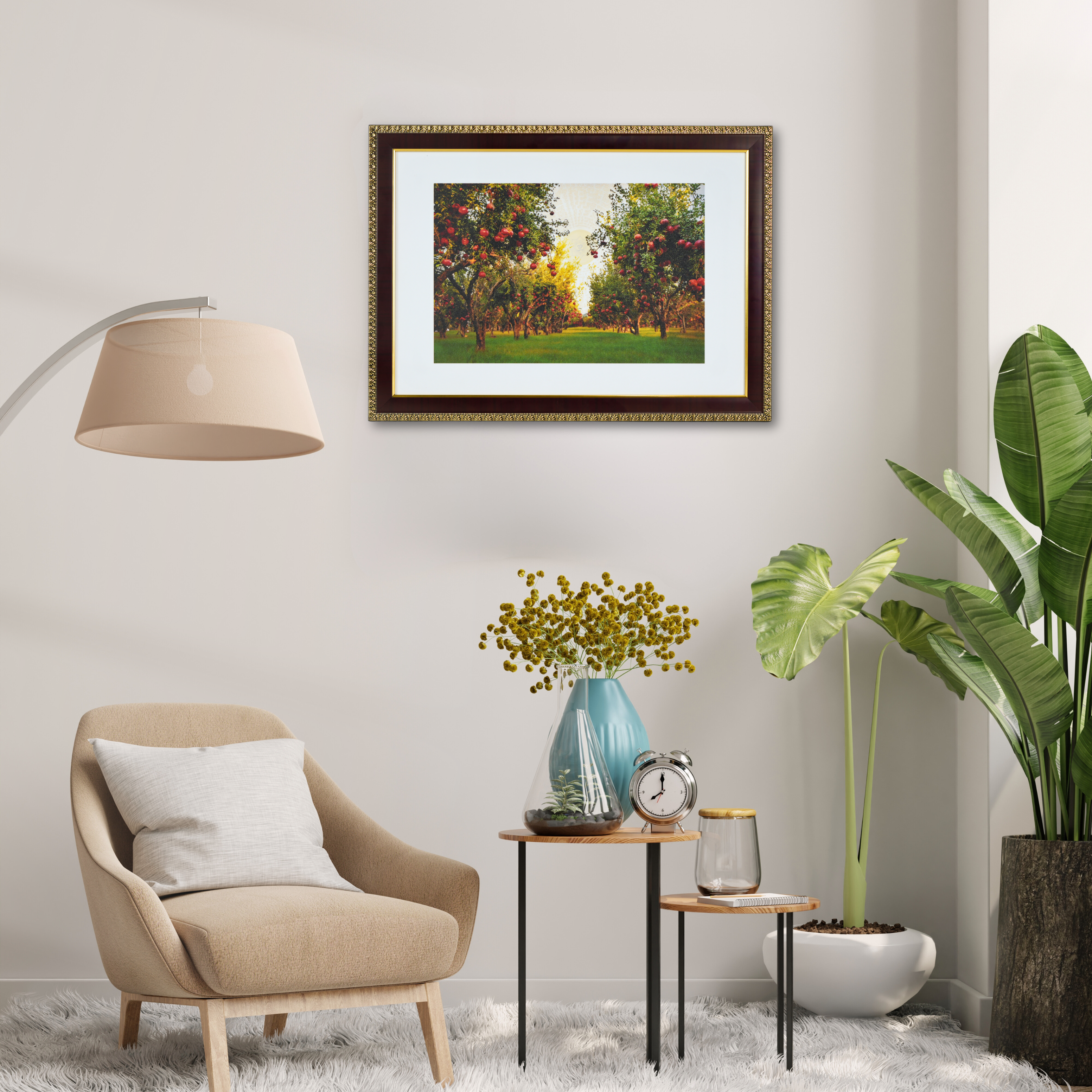 Samriddhi Frames I Home DecorI Gift I Living Room I Home Bedroom I Office Wall Frames- H x W 11.7 Inches x 8.3  Inches ( Medium Size)