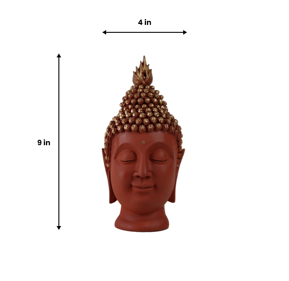 Diamond Buddha Idol Statue Showpiece Head